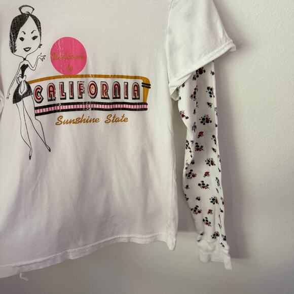 Weavers Girl Vintage 2 Layer Long Sleeve California Shirt Sz Medium - Picture 2 of 4